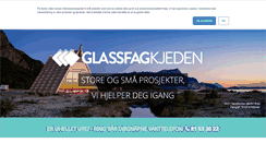 Desktop Screenshot of glassfagkjeden.no